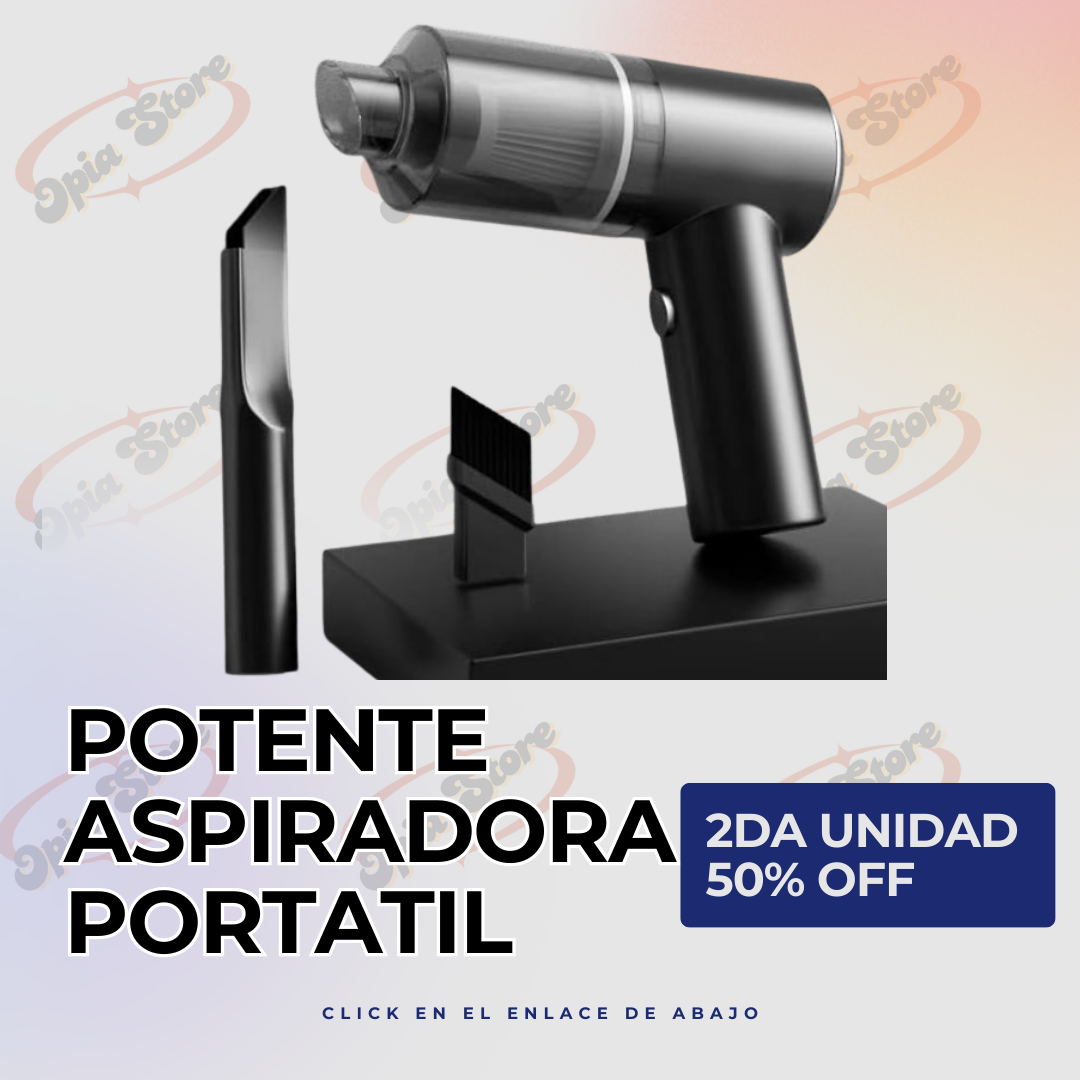 OFERTA EXCLUSIVA | POTENTE ASPIRADORA PORTATIL | LIMPIEZA EN CUALQUIER LUGAR