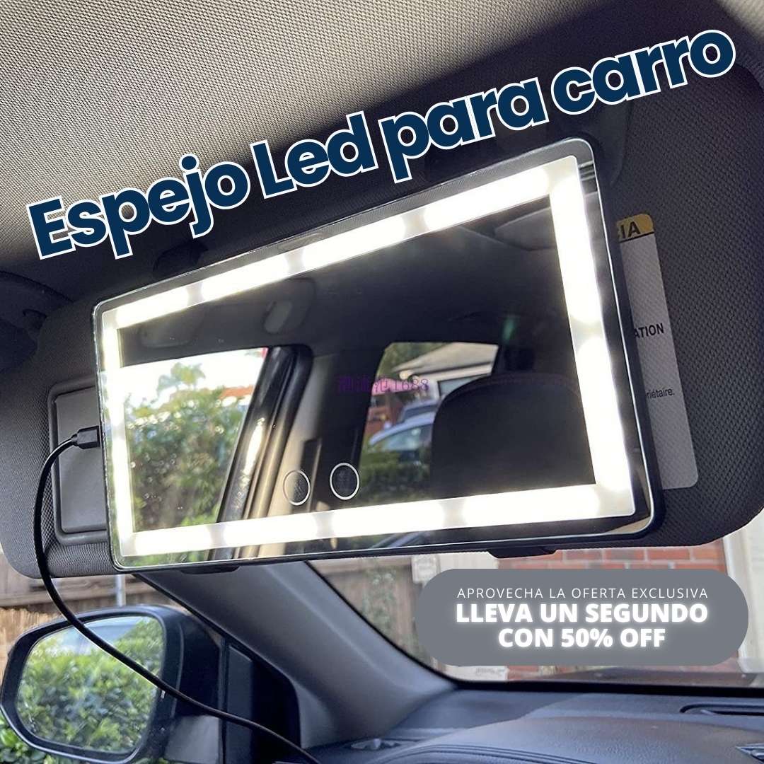 SHINELOOK - ESPEJO LED | EL TRUCO SECRETO DE LAS COPILOTAS SIEMPRE IMPECABLES 🔥